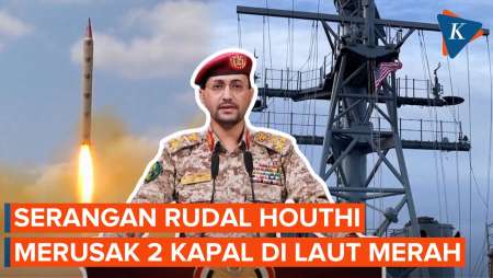 Houthi Serang 2 Kapal AS di Laut Merah