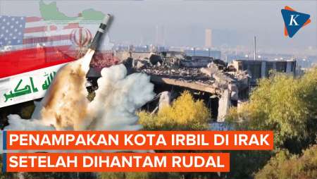 Penampakan Kota Irbil di Irak yang Rusak Parah Usai Dihantam Rudal