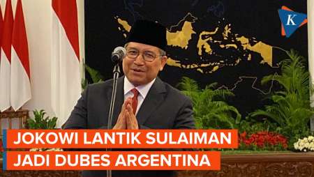 Jokowi Lantik Sulaiman Syarif Jadi Dubes RI untuk Argentina, Paraguay, dan Uruguay