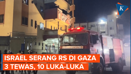Israel Kembali Serang Rumah Sakit di Gaza, 3 Tewas, 10 Luka-Luka