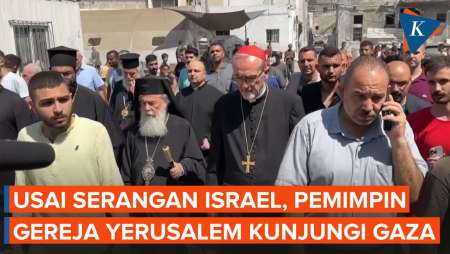 Pemimpin Gereja Yerusalem Datang ke Gaza Usai Serangan Israel