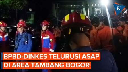 Viral Kepulan Asap Di Area Tambang Nanggung Bogor, BPBD-Dinkes Telusuri