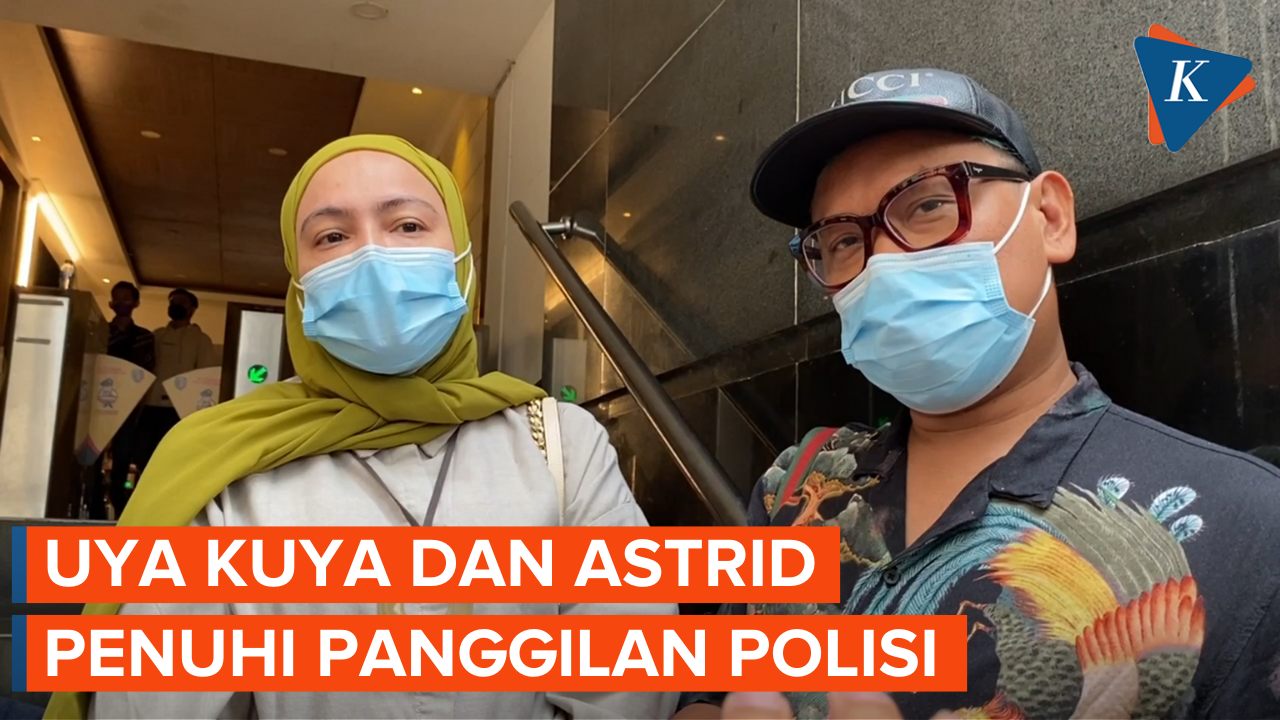 Uya Kuya dan Astrid Jalani Pemeriksaan di Polda Metro Jaya
