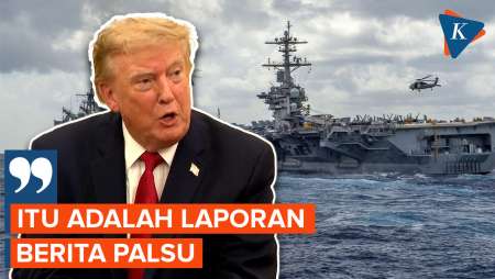 Trump Ungkap Kondisi Awak USS Abraham Lincoln, Tuduh Media Beri Laporan Palsu