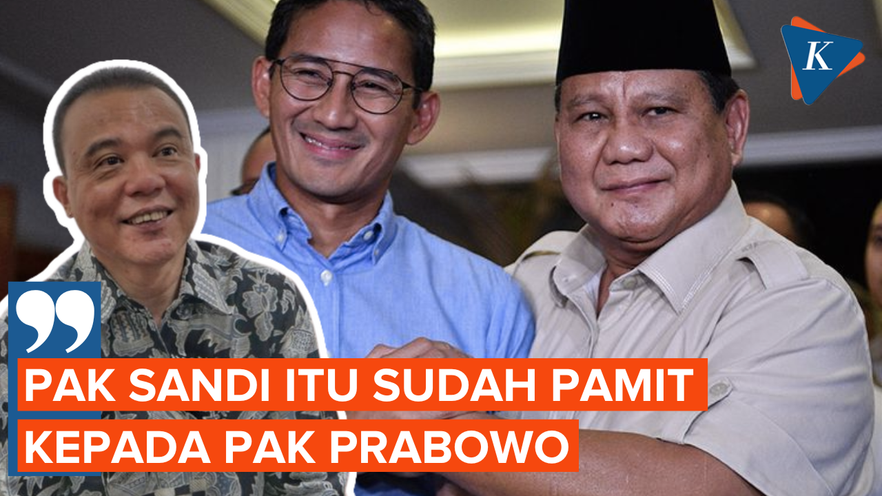 Dasco: Sandiaga Uno Sudah Pamit ke Prabowo