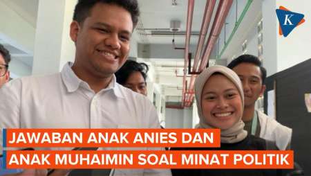 Anak Anies dan Anak Imin Sebut Belum Menentukan Sikap untuk Terjun ke Politik