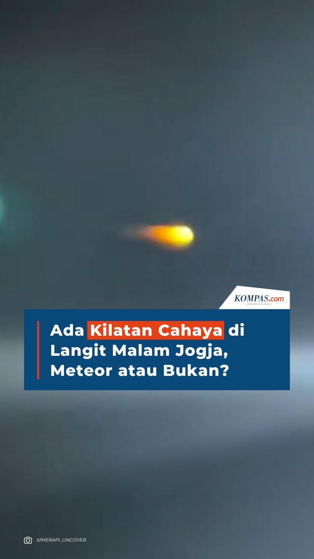 Ada Kilatan Cahaya Di Langit Malam Jogja Meteor Atau Bukan