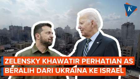 AS dan Barat Bantu Israel, Zelensky Takut Ukraina “Dilupakan”