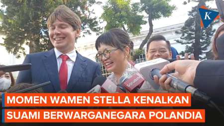 Momen Wamen Stella Christie Kenalkan Sang Suami WNA Polandia dan Anaknya