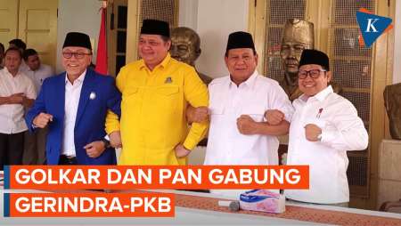 Golkar dan PAN Deklarasi Dukung Prabowo Jadi Capres