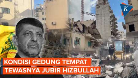 Potret Kerusakan Gedung Tempat Jubir Hizbullah Tewas dalam Serangan Israel