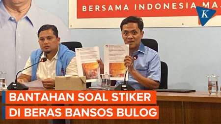 Bantah Tudingan soal Stiker di Beras Bansos, TKN Bakal Tuntut Penyebar Fitnah