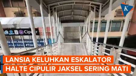 Lansia Keluhkan Eskalator Halte Cipulir Sering Mati, Berharap Segera Diperbaiki