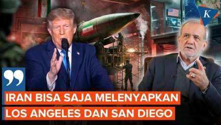 Trump Sebut Iran Bisa "Lenyapkan" Los Angeles & San Diego