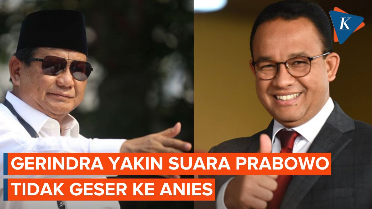 Gerindra Yakin Suara Pemilih Prabowo Tidak Akan Bergeser ke Anies Baswedan