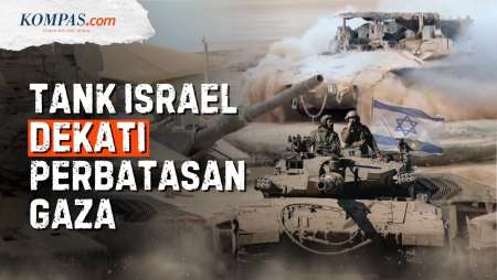 Detik-detik Tank IDF Bergerak ke Perbatasan Gaza