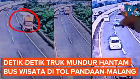 Truk Tiba-tiba Mundur! Detik-detik Kecelakaan Bus Pelajar di Tol Pandaan-Malang