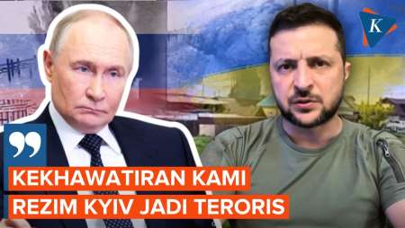 Usai Serangan Besar-besaran Ukraina, Putin: Bertahap Jadi Organisasi Teroris