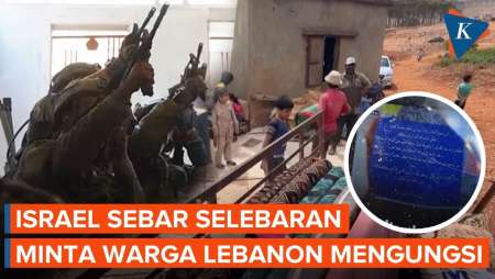 Kali Pertama, Israel Minta Warga Lebanon Mengungsi tapi IDF 