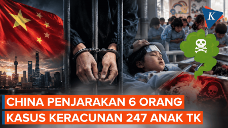 China Penjarakan 6 Orang Dalam Kasus Keracunan Makanan Pada 247 Anak TK