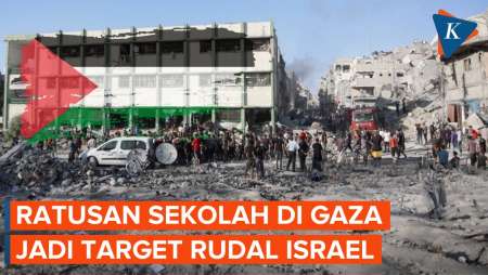 Israel Disebut Sengaja Serang Sekolahan di Gaza, 500 Sekolah dalam…