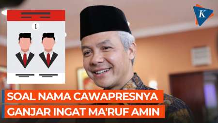 Soal Bakal Cawapresnya, Ganjar Ingat Ma'ruf Amin