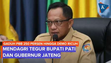 Mendagri Tegur Bupati Pati dan Gubernur Jateng soal Gaduh PBB Naik 250 Persen