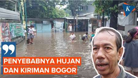 Hujan Deras dan Luapan Kali Jadi Sebab Banjir di Jalan Swadarma Raya Pesanggrahan Jakarta
