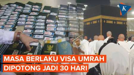 Masa Berlaku Visa Umrah Dipotong Arab Saudi, Dari 3 Bulan Jadi 30 Hari