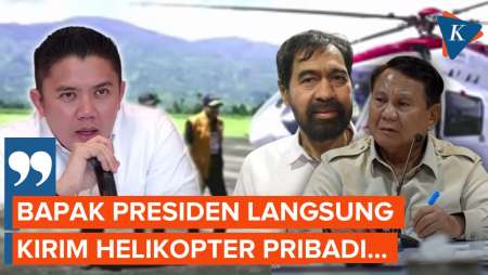 Blak-blakan Teddy Cerita Prabowo Kirim Heli Pribadi Ke Aceh Sejak Pekan Pertama Bencana 