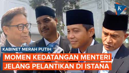 [FULL] Detik-detik Kedatangan Para Menteri Kabinet Merah Putih Jelang Pelantikan di Istana!