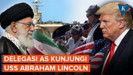 Utusan AS Kunjungi USS Abraham Lincoln Usai Negosiasi Dengan Iran, Ada Apa?