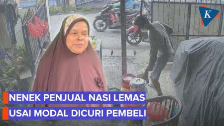 Nenek Penjual Nasi Uduk Maafkan Pencuri Uangnya