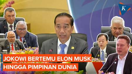 Momen Pertemuan Jokowi dengan Elon Musk hingga Para Pemimpin Dunia di Bali