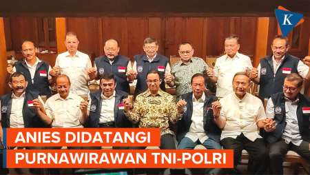 Rumah Anies Disambangi Purnawirawan TNI-Polri, Ada Mantan Menag, Juga Sutiyoso