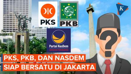 PKS, PKB, dan Nasdem Kompak Kembali Koalisi di Pilkada DKI Jakarta