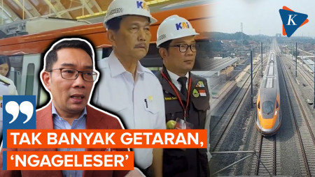 Ridwan Kamil Ceritakan Pengalamannya Usai Jajal Kereta Cepat Jakarta Bandung