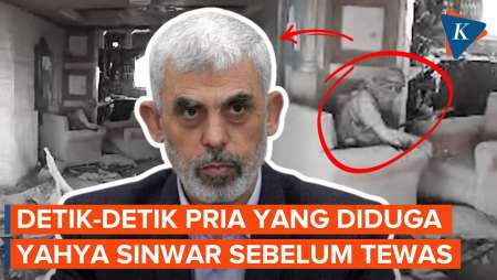 Israel Klaim Penampakan Terakhir Yahya Sinwar Sebelum Meninggal Terekam Drone