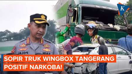 Sopir Kontainer Penabrak Warga di Tangerang Positif Narkoba!