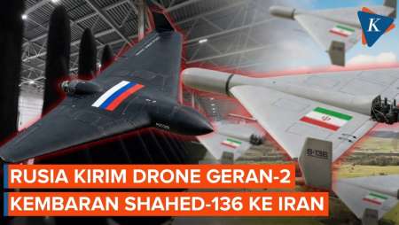 Ini Drone Kembaran Shahed-136 Yang Diduga Dipasok Rusia Ke Iran!