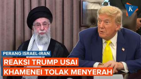 Reaksi Trump Usai Khamenei Tolak Menyerah dan Balik Peringatkan AS