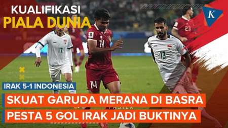 Kualifikasi Piala Dunia Zona Asia: Irak Kalahkan Indonesia 5-1