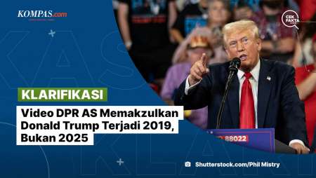 [KLARIFIKASI] Video DPR AS Memakzulkan Donald Trump Terjadi 2019, Bukan 2025