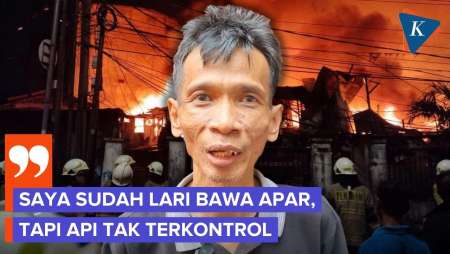 Cerita Pak RT Selamatkan Warga Dari Kepungan Api Kebakaran Di Kebayoran Lama
