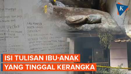 Coretan Dinding Ibu-Anak Yang Ditemukan Tinggal Kerangka, Kirim Pesan untuk...