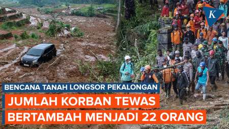 Update Korban Tanah Longsor Pekalongan Menjadi 22 Orang, Warga Trauma Memilih Mengungsi