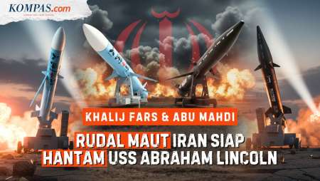 Khalij Fars Dan Abu Mahdi, Duo Rudal Iran Siap "Terkam" USS Abraham Lincoln