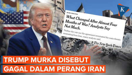 Trump Murka Dicap Gagal Di Perang Iran, Bakal Gugat New York Times