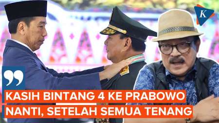 Eros Djarot Ingatkan Jokowi untuk Hati-hati, Singgung Penyematan Gelar Jenderal Prabowo