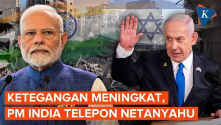 PM India Telepon Netanyahu, Desak Redakan Ketegangan Timteng